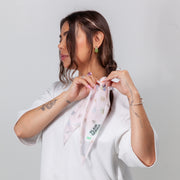Flair Goods Collab Scrunchie Scarf in "I Failed Geology"
