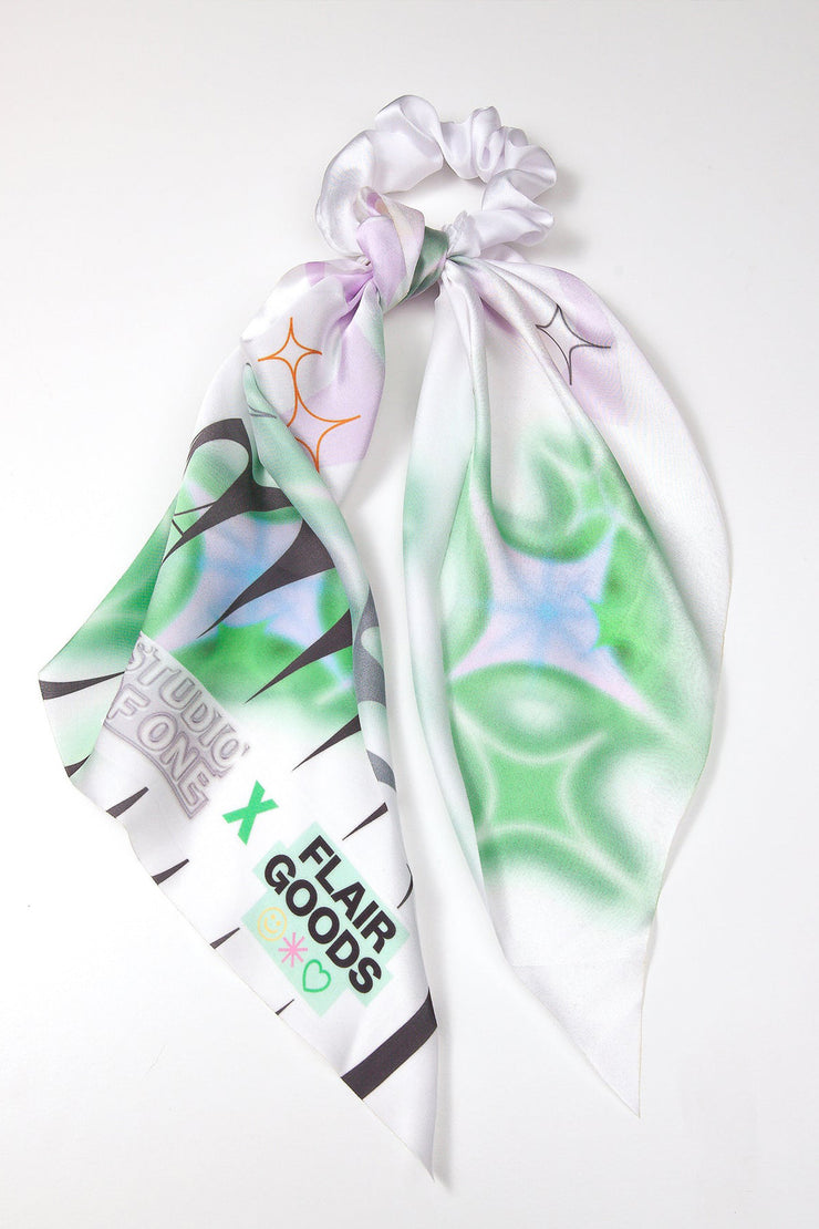 Flair Goods Collab Scrunchie Scarf in Star Slinger