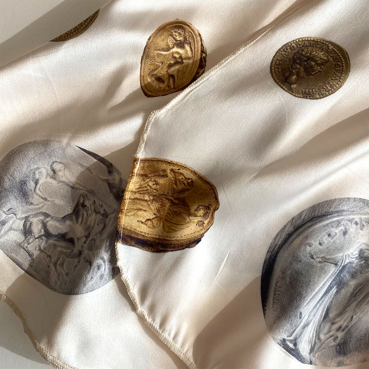 Artifacts Coin Intaglio Wrap Skirt